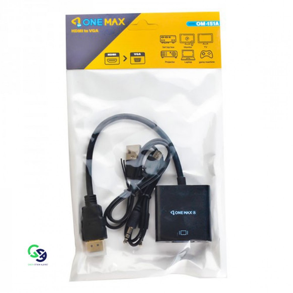 کابل تبدیل HDMI به VGA برند ONE MAX مدل OM-151A